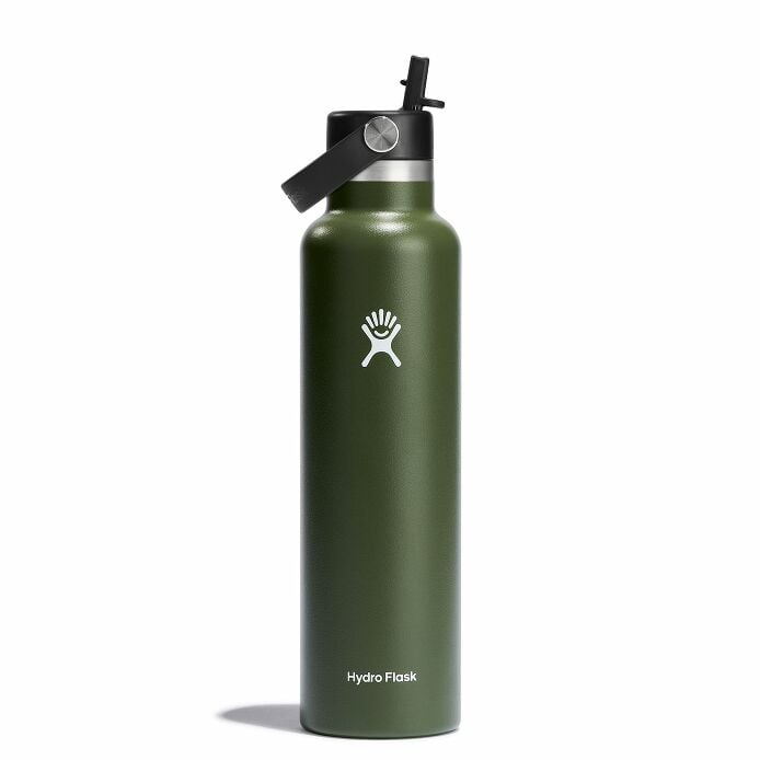 24 oz Standard Mouth w/ Flex Straw Cap - Olive R9
