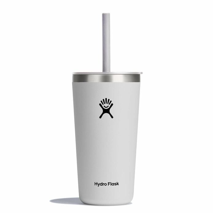 20 oz All Around™ Tumbler with Straw Lid - White M3
